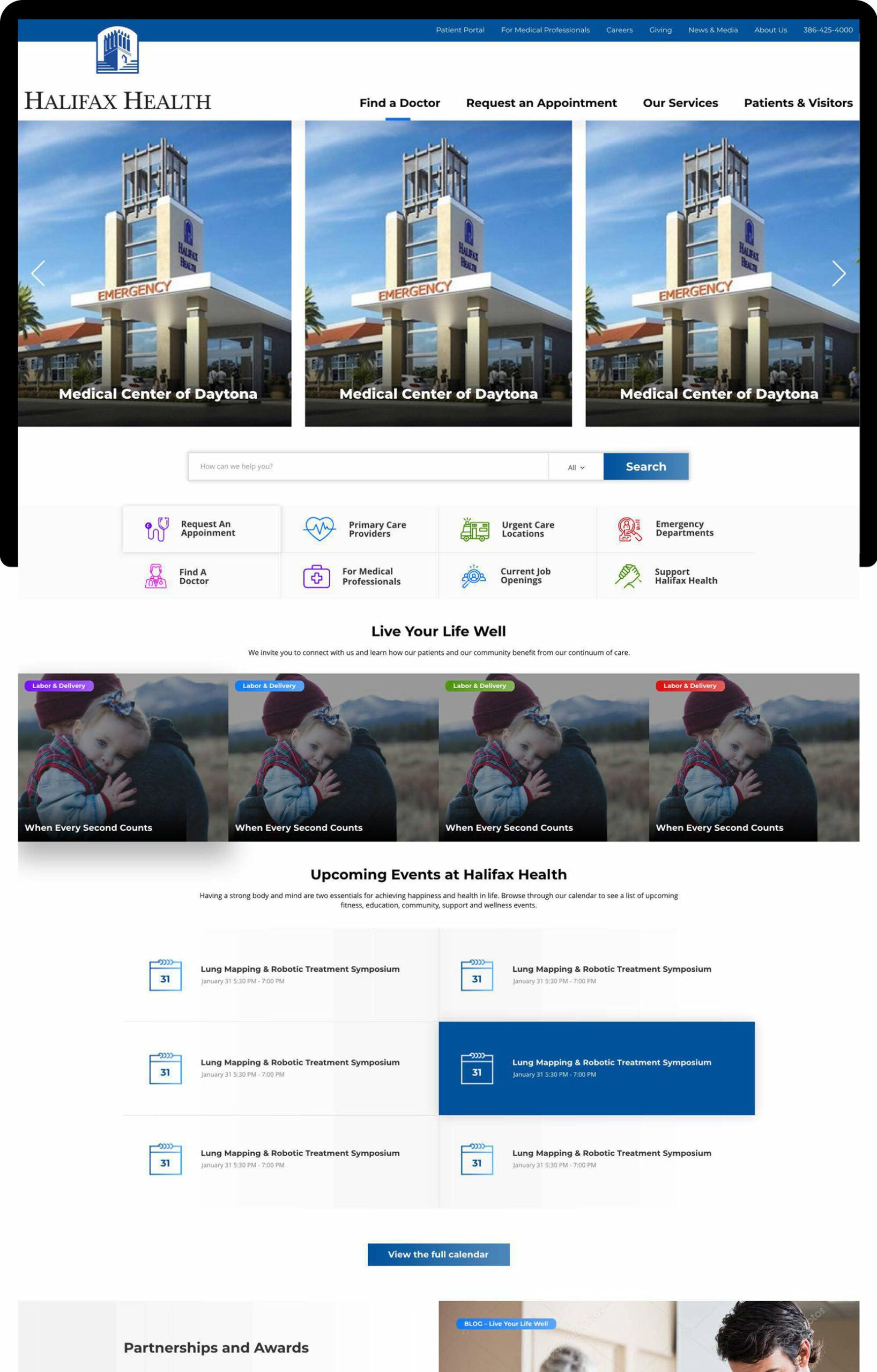 website design project preview desktop version